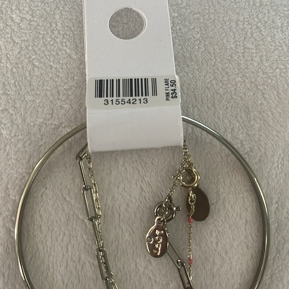 Loft Bracelet Trio - Gold and Pink detailing - Picture 3 of 5